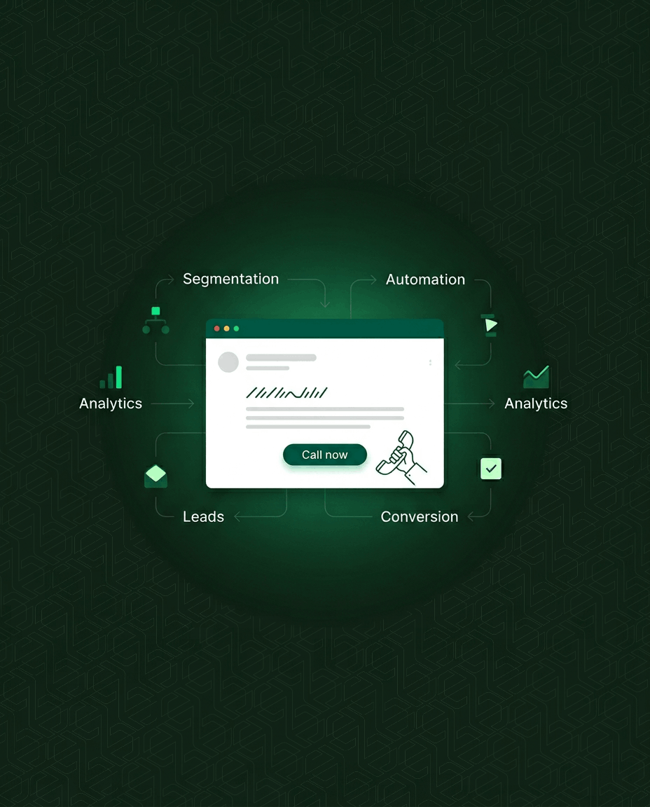 Ilustração de email vertical